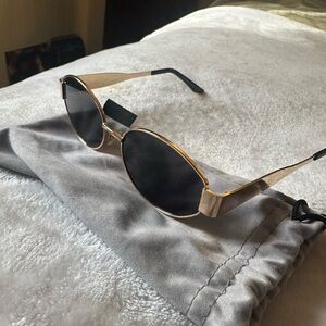 Gold and Black Sunglasses